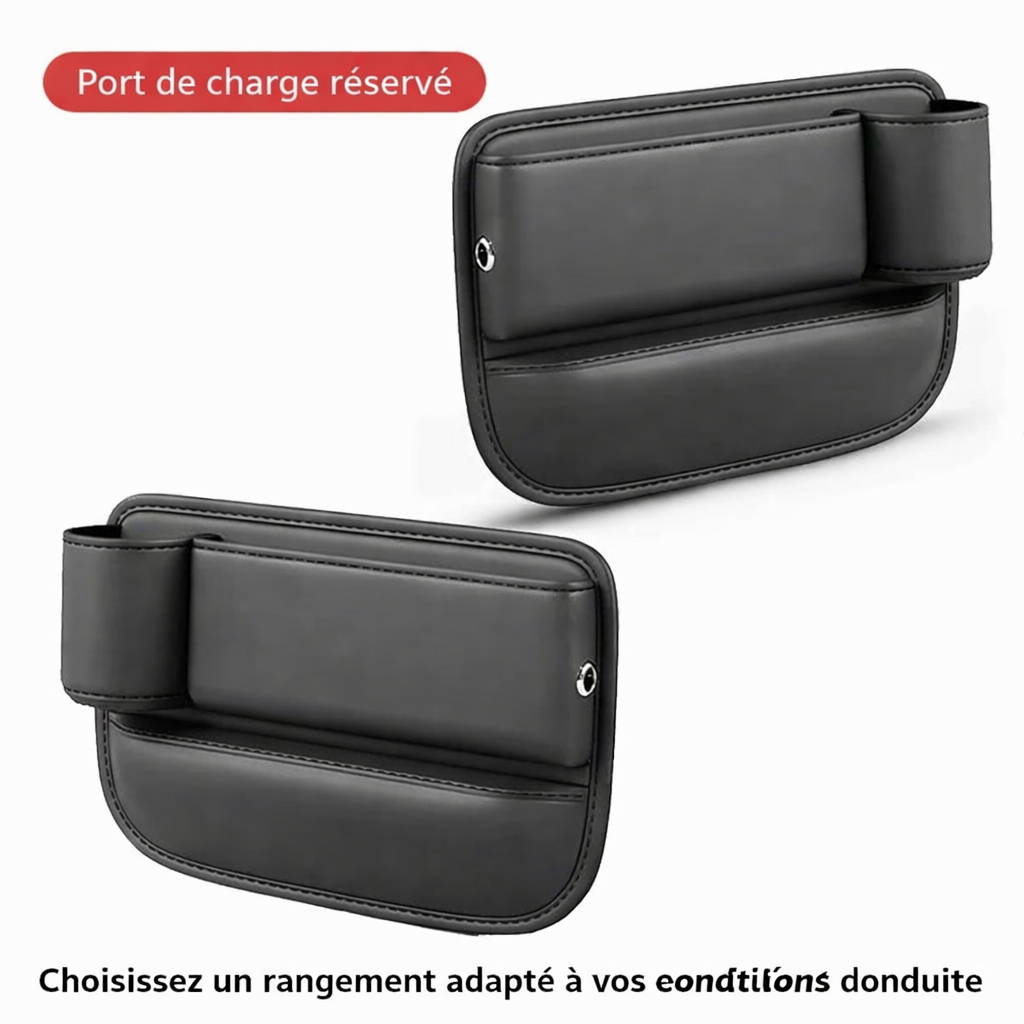 Organisateur de siège voiture – Fini le téléphone et les clés perdus